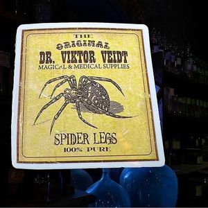 SPIDER LEGS Witchy Sorceress Supreme Potion B0ttle Label Sticker Spell Occult